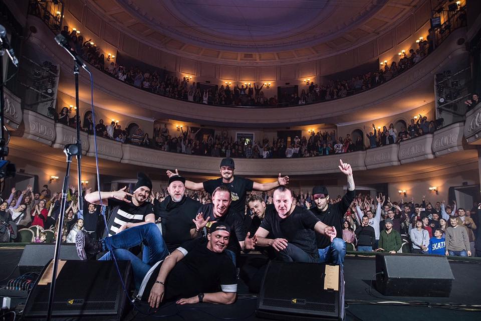 Performance of ТНМК in Maria Zankovetska Theatre (Lviv, Ukraine), featuring MAG Focus 15 stage monitors