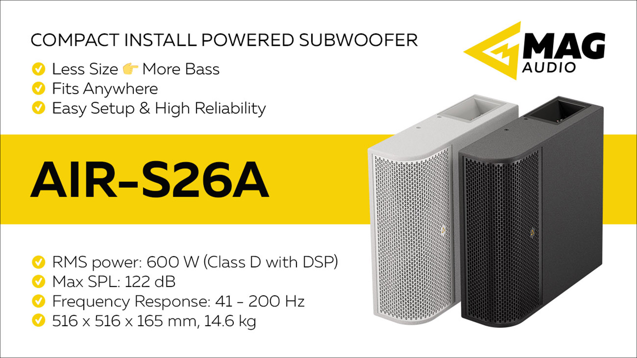 MAG Audio AIR-S26A MAG Audio AIR-S26A