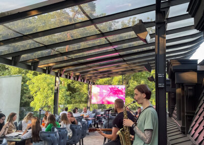 Park restaurant complex in Chernivtsi with MAG Audio
