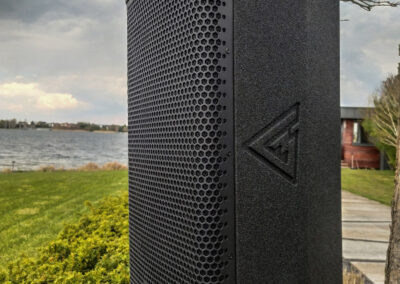 MAG Audio AIR – all-weather acoustics – installation in a country club.