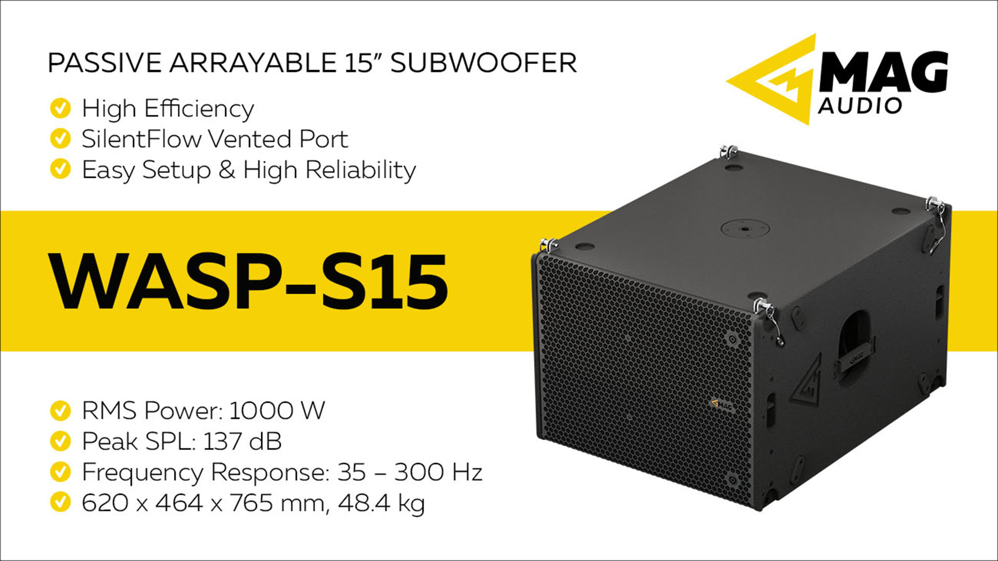 MAG WASP-S15 is the flagship WASP series MAG WASP-S15 is the flagship WASP series