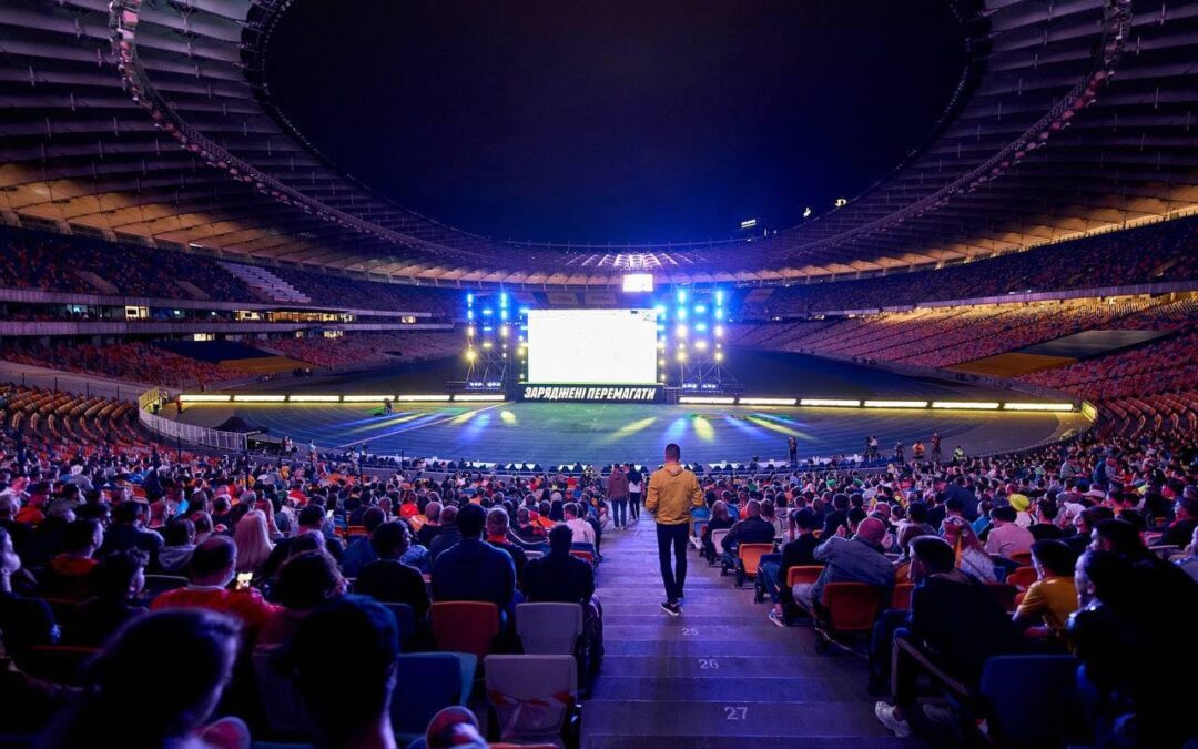 Ukraine - Netherlands. Broadcast at the Olympic // MAG WASP