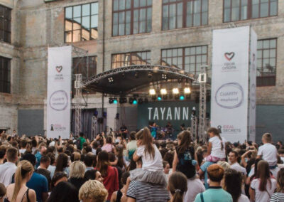 Two stages at Charity Weekend equipped with MAG Audio systems