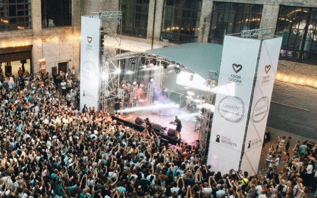 Two stages at Charity Weekend equipped with MAG Audio systems