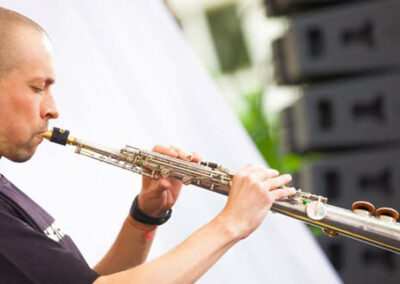 MAG Wasp line array at Leopolis Jazz Fest