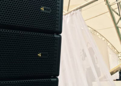 MAG Wasp line array at Leopolis Jazz Fest