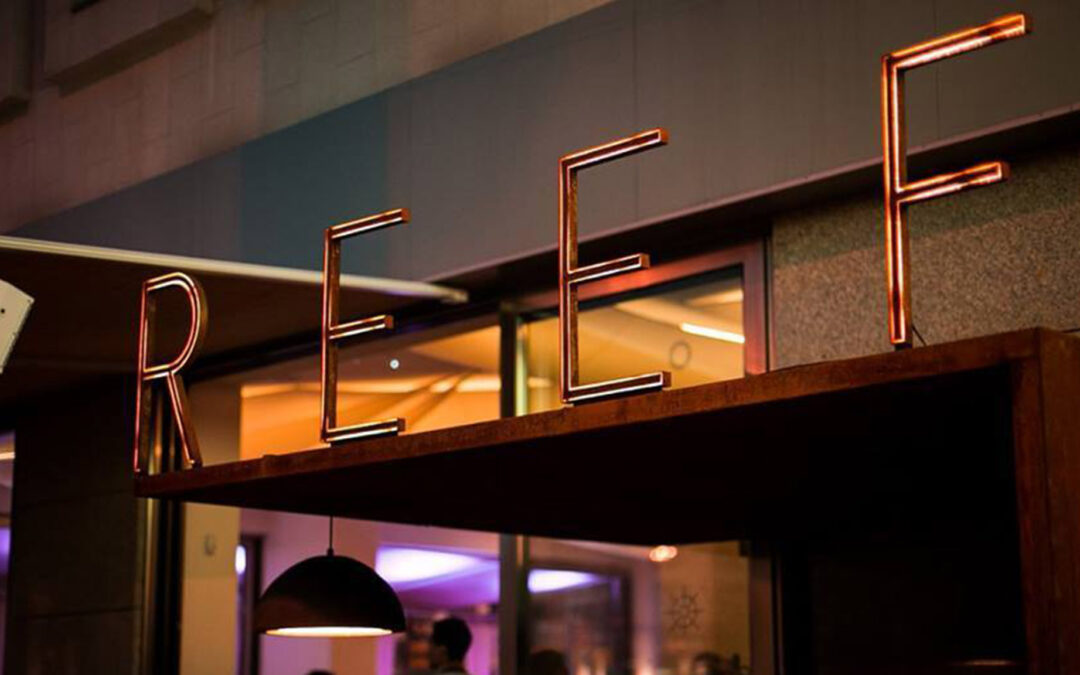 Beautiful sea restaurant R E E F