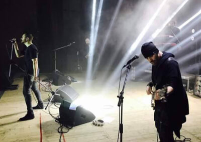 Focus monitors on concerts of the “SKAI” music band