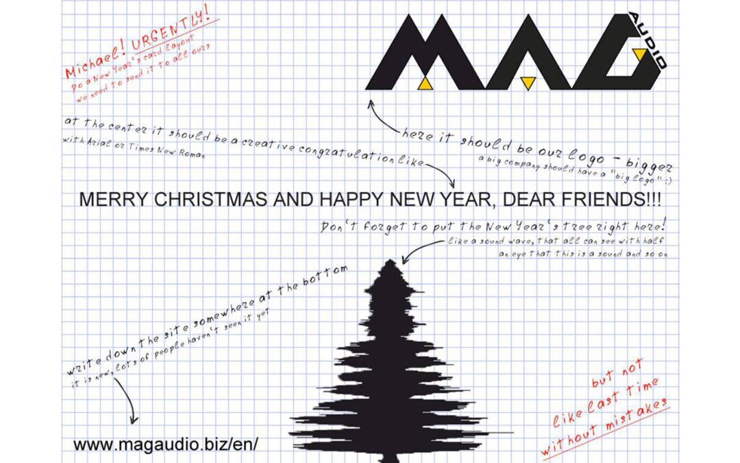 Merry Christmas and Happy New Year, Dear friends!